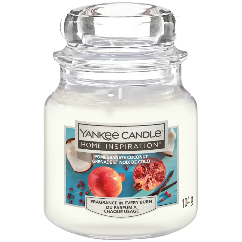 

Yankee Candle Home Inspiration Pomegranate Coconut маленькая ароматическая свеча, 104 г
