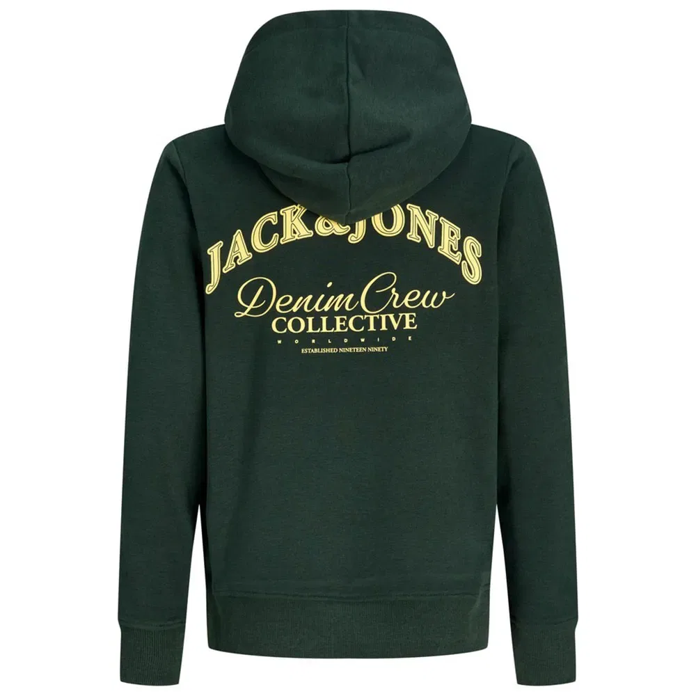 Детский худи с капюшоном и длинным рукавом Brandes Relaxed Jack & jones, Green — фото 4