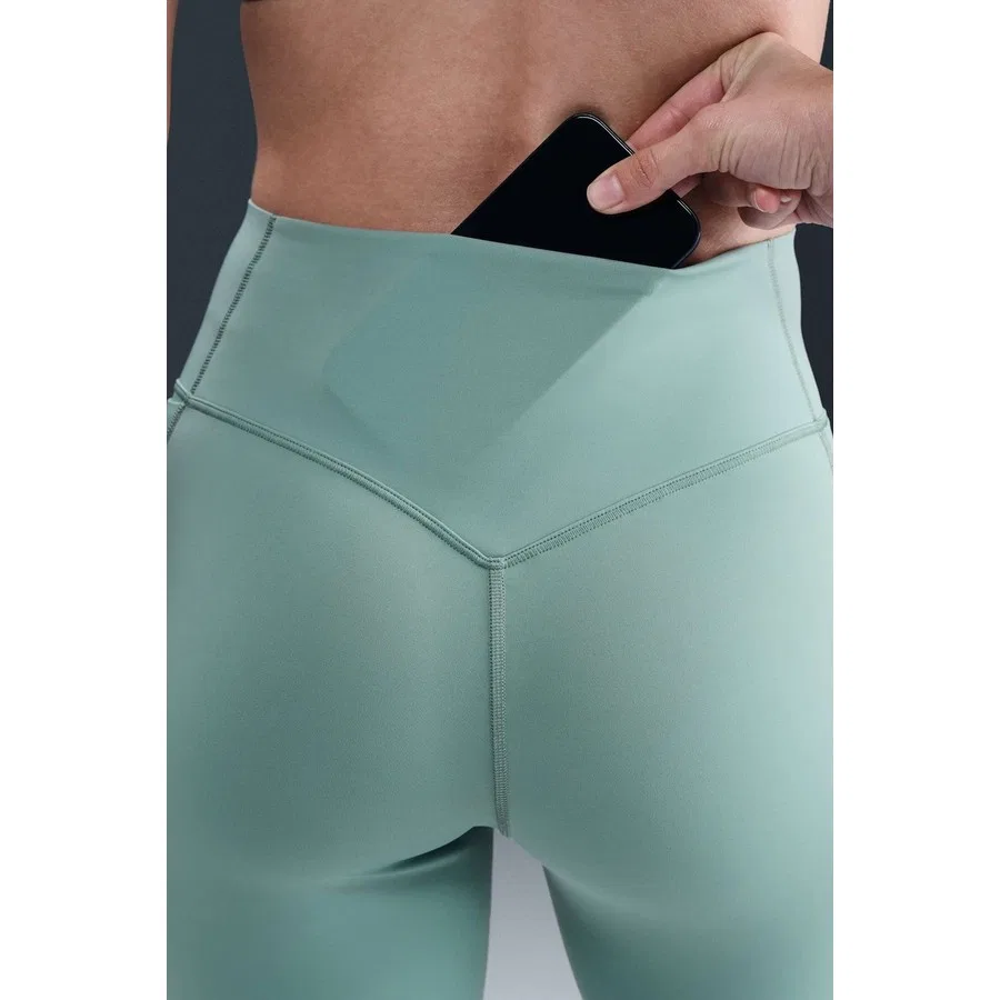 Женские леггинсы с высокой посадкой Dri Fit Universa HR 7/8 Tight, Nike, Светло-зеленый — фото 3