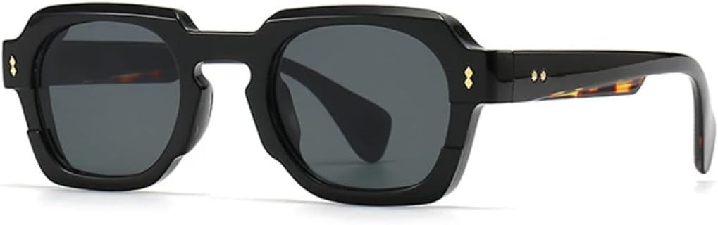 

Солнцезащитные очки с защитой от УФ-излучения UV400 | Панковские градиентные заклепки | Линзы конфетных цветов для занятий спортом на открытом воздухе и вождения DSVIGF, Black Leopard Grey