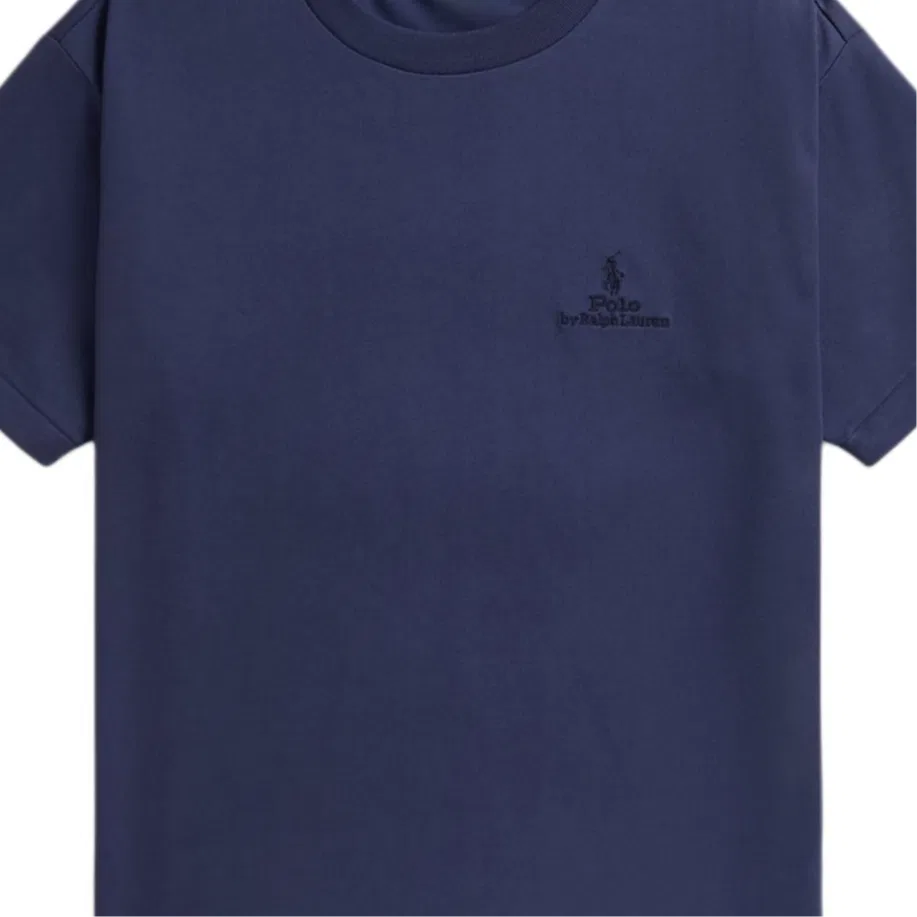 Детская футболка свободного кроя Polo Ralph Lauren, Light Marine Blue — фото 4