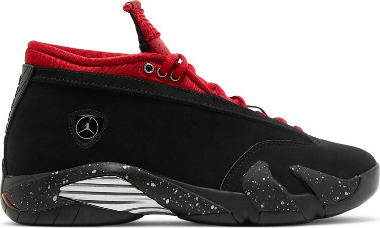 Кроссовки Wmns Air Jordan 14 Retro Low Red Lipstick, черный