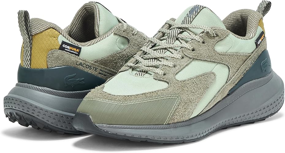 Мужские кроссовки Lacoste L003 Evo, зеленый/серый/темно-серый/светло-зеленый — фото 2