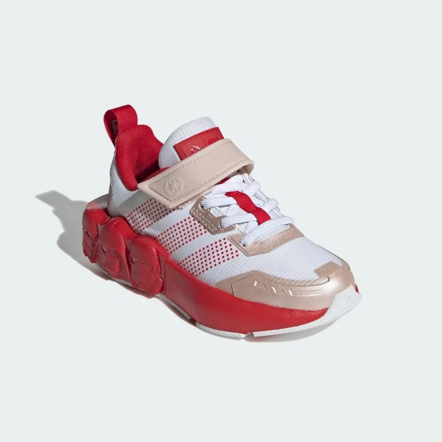 Детские спортивные кроссовки с принтом Star Wars Runner Shoes Kids adidas, Бело-красный — фото 3