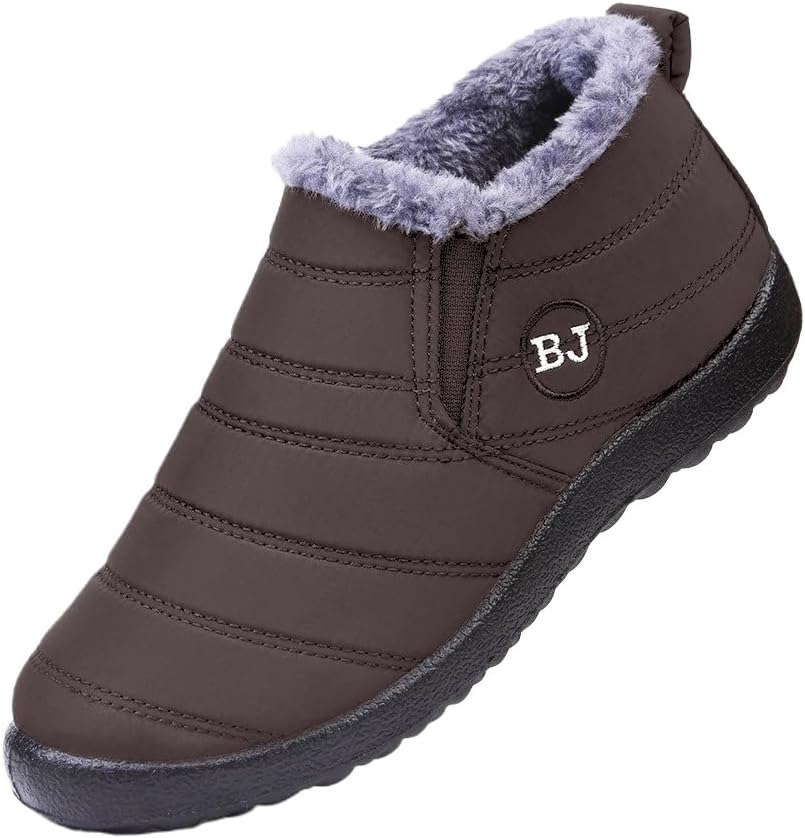 

Мужские зимние ботинки HCHCTRY, утепленные мехом, водонепроницаемые, удобные, с противоскользящей подошвой, Coffee