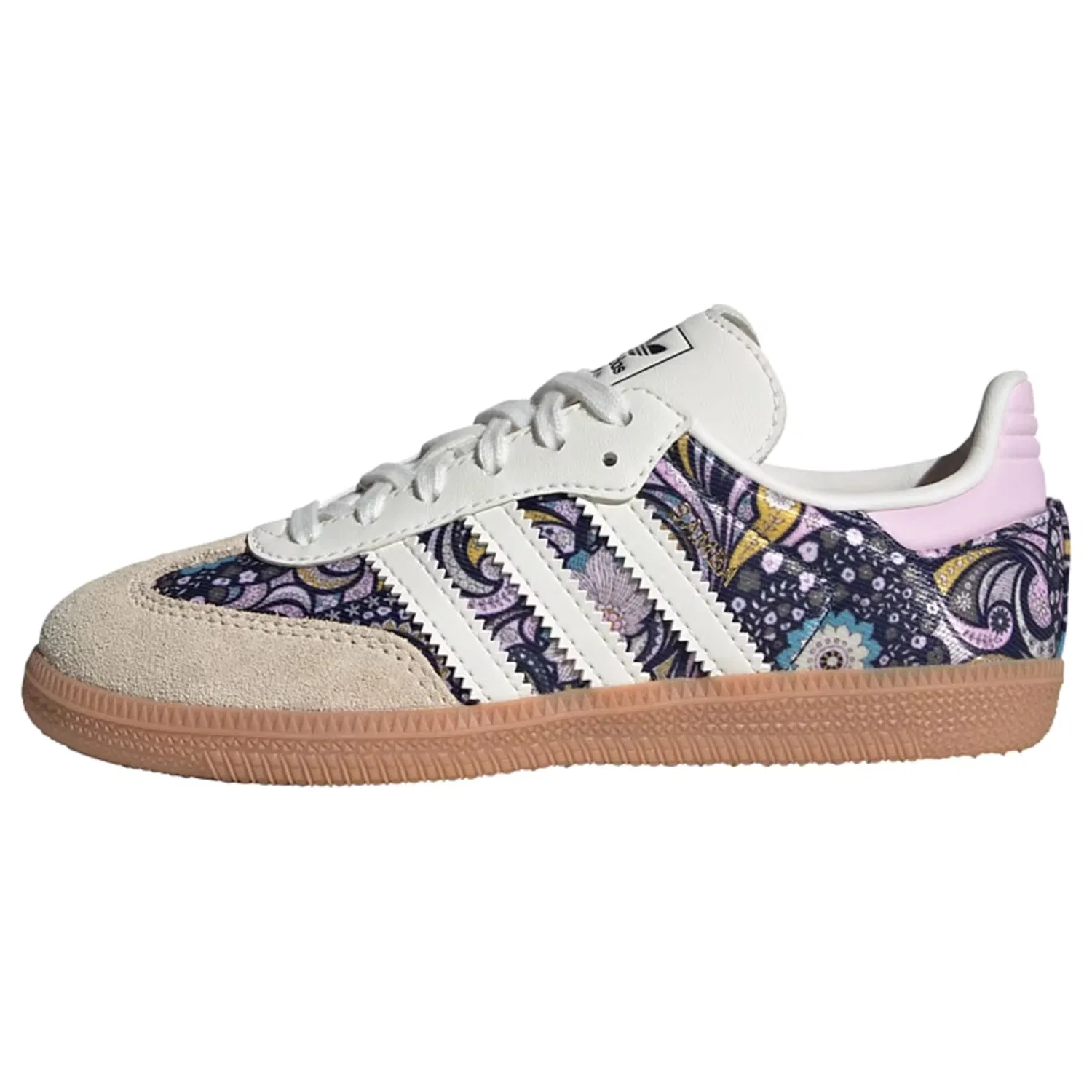 Кроссовки Adidas Originals Samba x Liberty London белого цвета