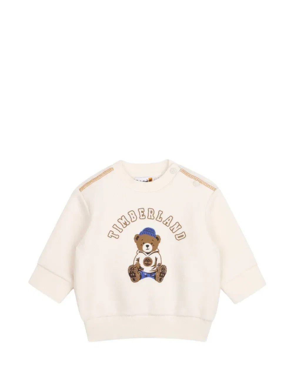 Свитер с принтом Timberland Kids, бежевый