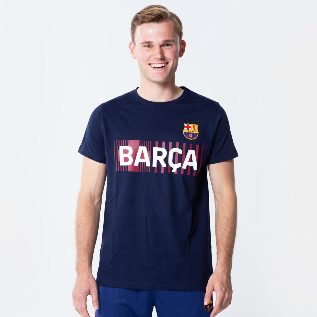 Футболка мужская FC Barcelona, темно-бирюзовый — фото 4