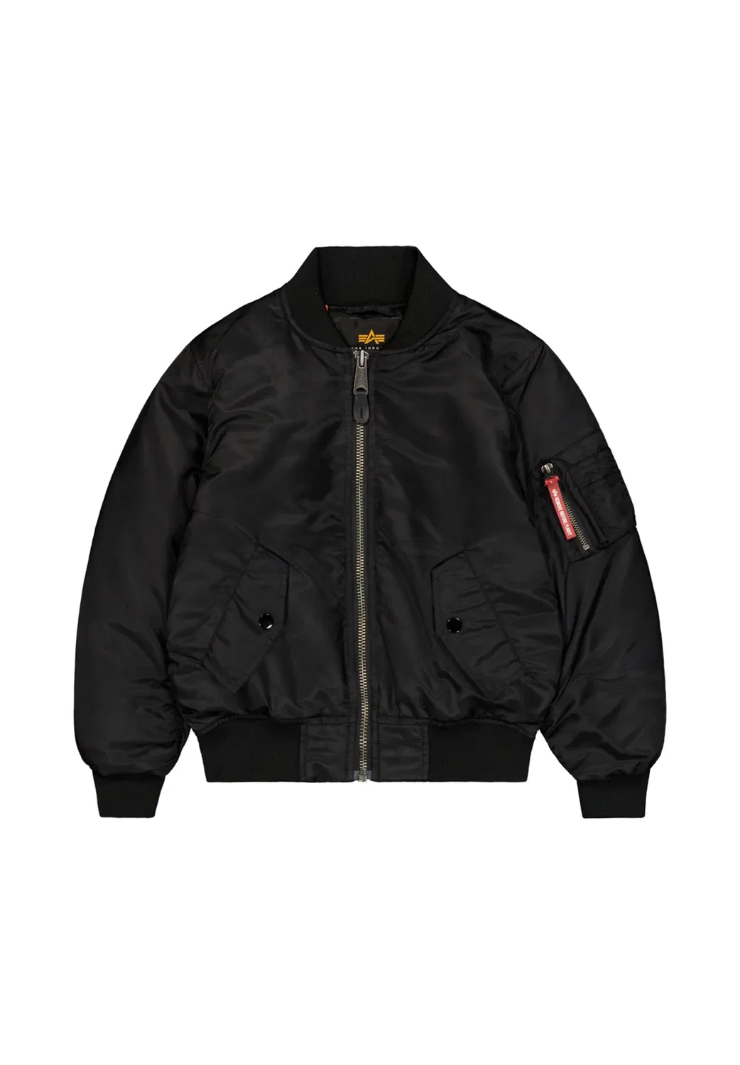 Детские - бомберы ma-1 k унисекс - бомбер Alpha Industries, Black