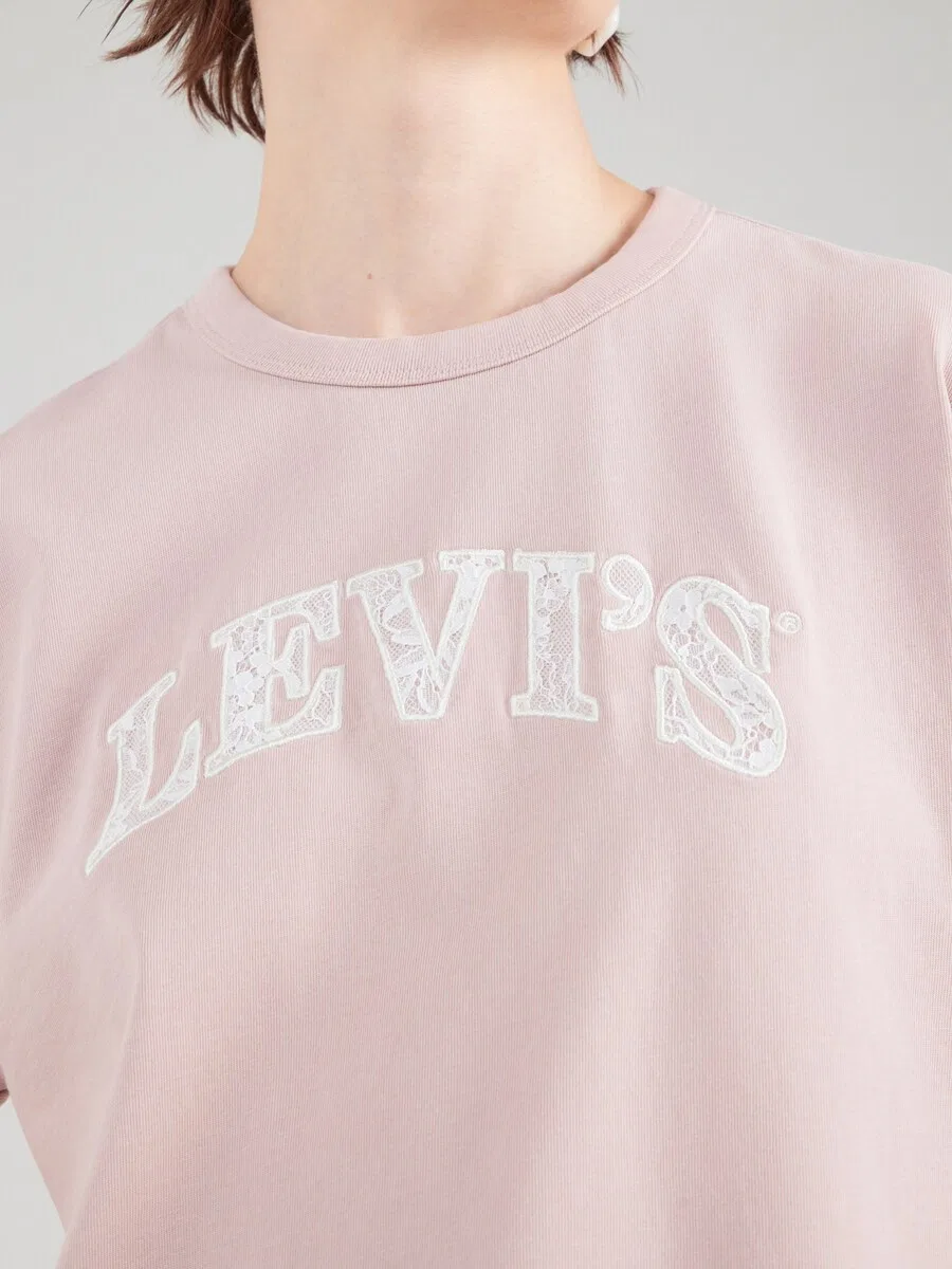 Футболка LEVI'S VINTAGE розового цвета — фото 3