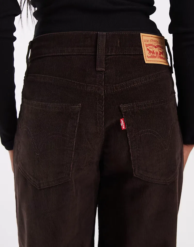 Джинсы Levi's средней ширины, коричневый — фото 4