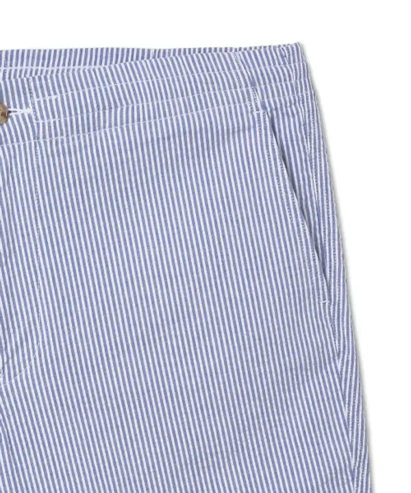 Шорты Prepster Seersucker, Polo Ralph Lauren, синий — фото 3