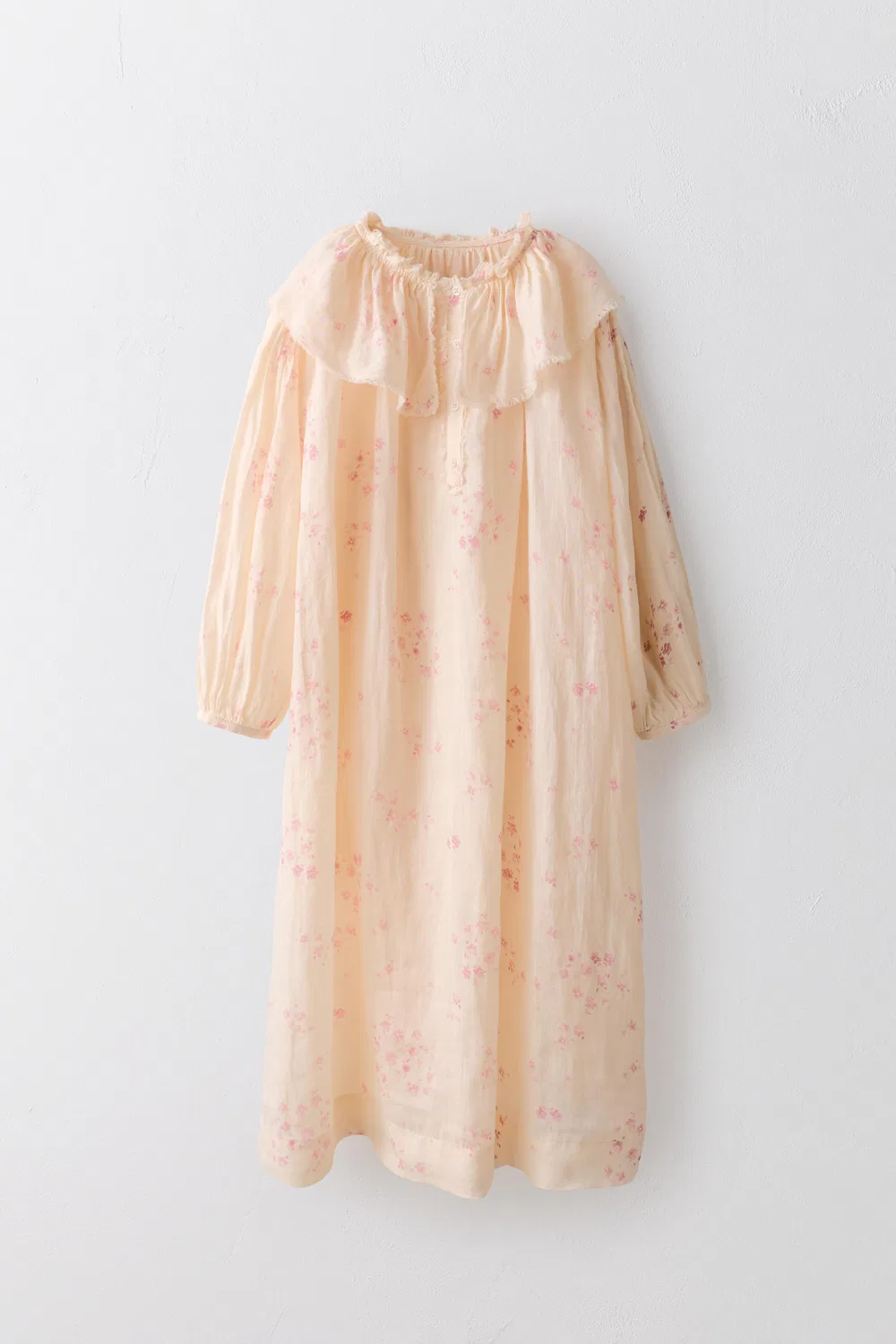 Платье с цветочным принтом, 100% рами, 6-12 лет, лимитированная серия ZARA, Pinks