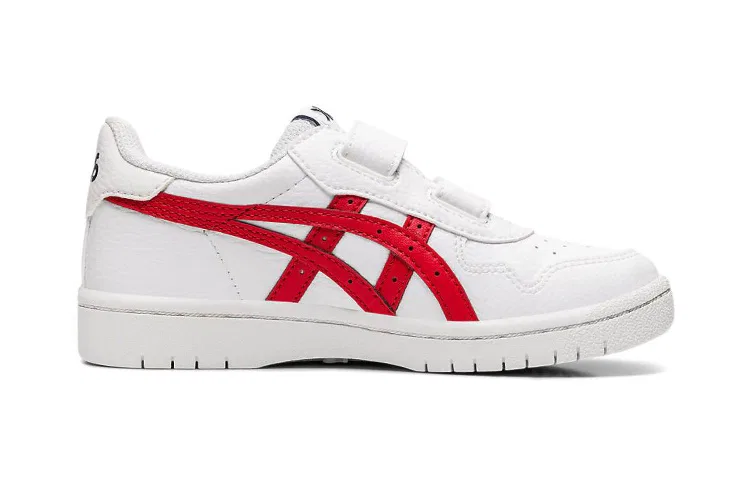 Детские кроссовки для скейтбординга с ретро-дизайном ASICS, White Classic Red — фото 4
