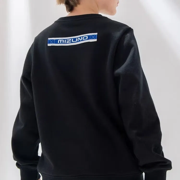 Свитшот с принтом модель Sportwear Mizuno, черный — фото 3