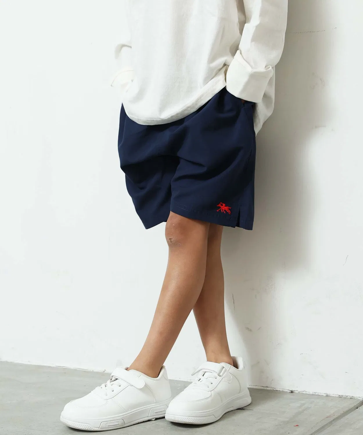 Детские шорты из тафты для плавания POLOCHAMPS, Dark Navy