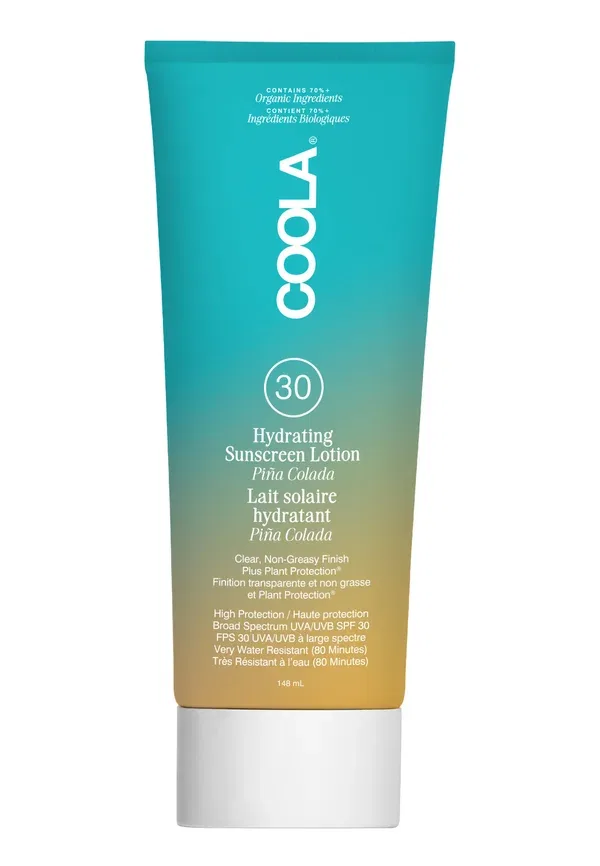 Солнцезащитный крем для тела Sonnencreme classic body spf 30 pina colada 148 мл Coola, прозрачный