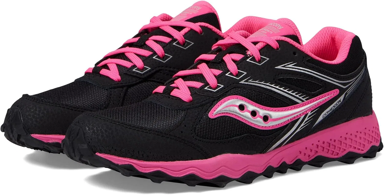Детские кроссовки для бега Cohesion Tr14 Saucony, Black/Pink