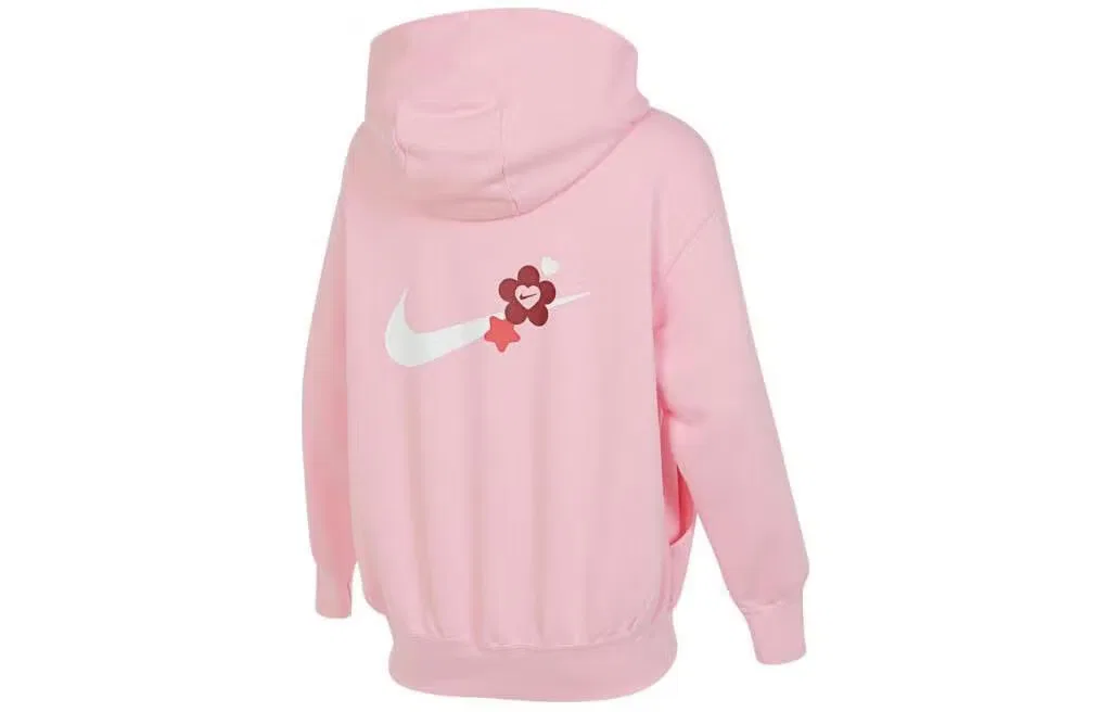 Худи с принтом AS NSW VDAY FLC GCEL Nike, розовый — фото 3