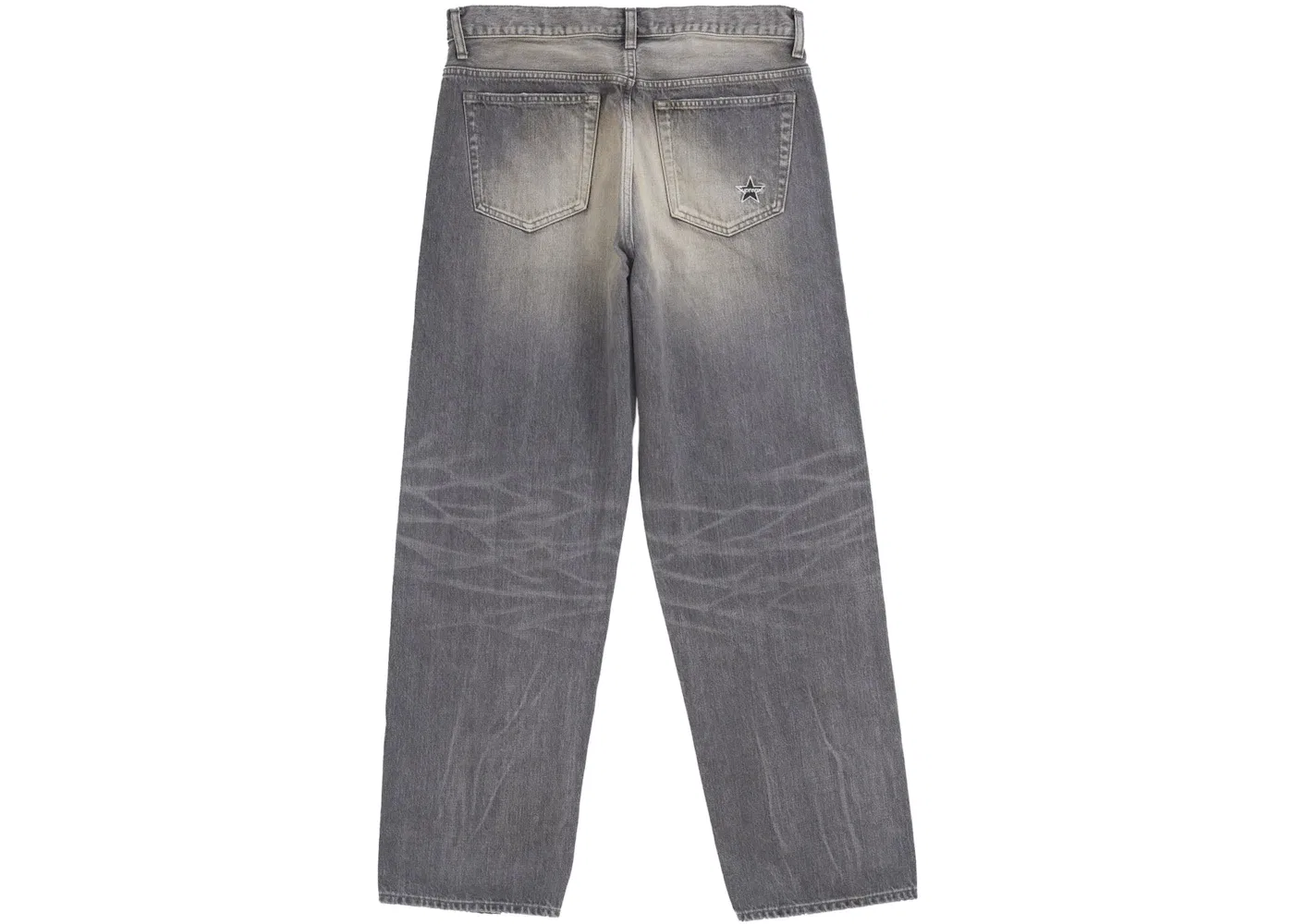 Мужские джинсы свободного кроя с потертостями Jean (SS25) Supreme, Washed Grey — фото 2