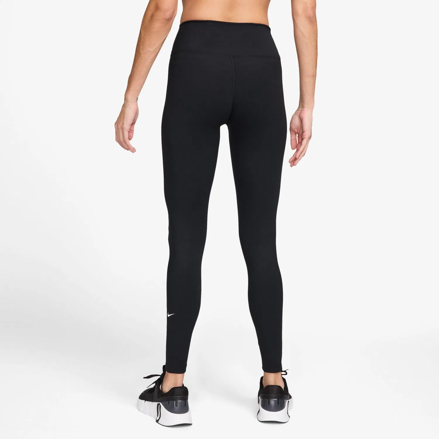 Женские леггинсы с высокой посадкой Dri-FIT ONE Nike, Schwarz — фото 2