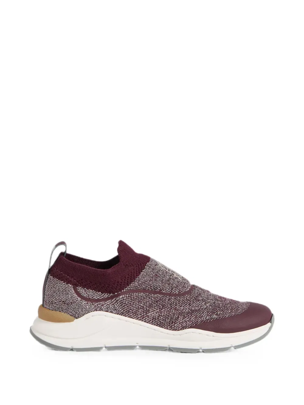 Трикотажные кроссовки Brunello Cucinelli Kids, красный