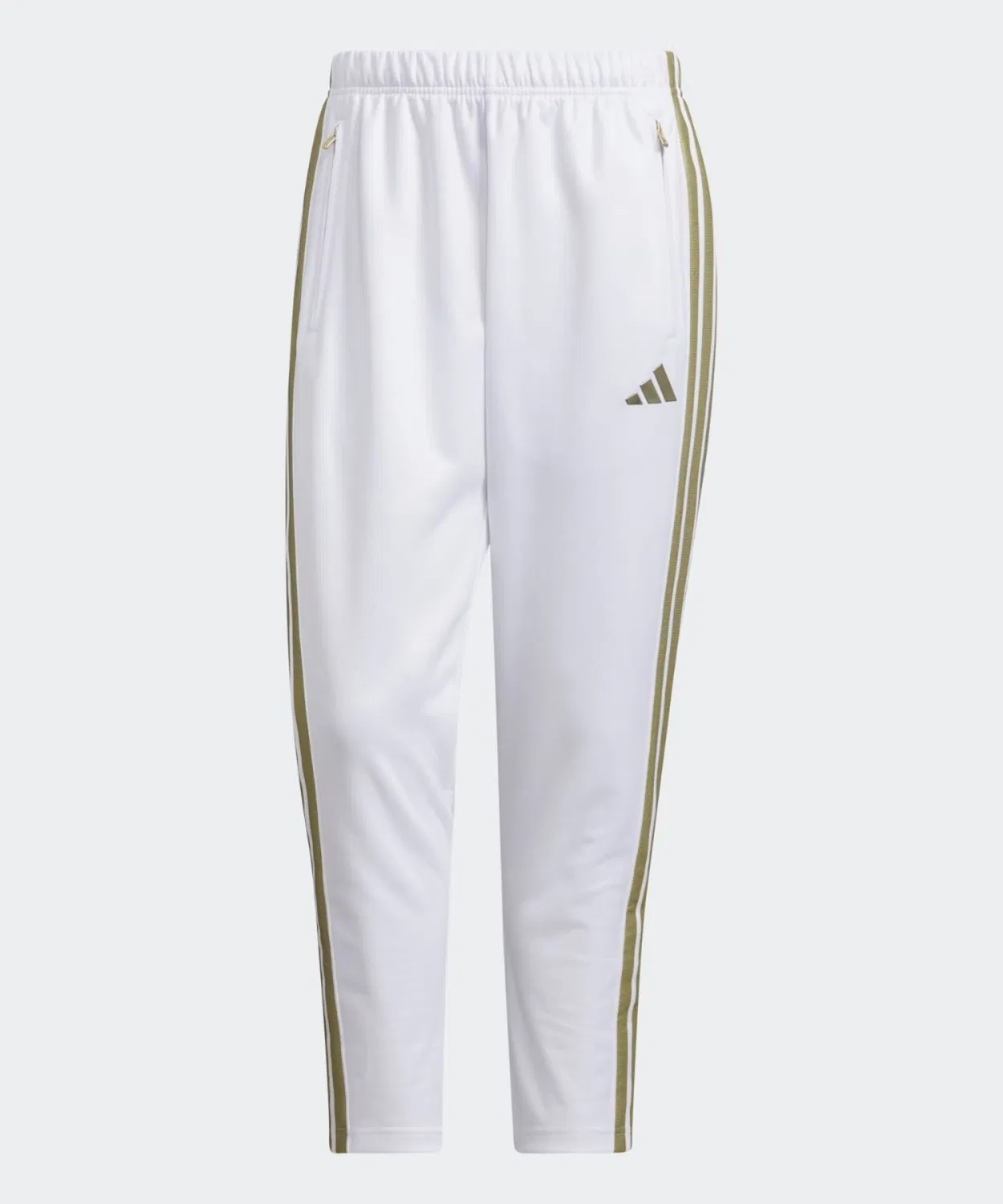 Мужские спортивные брюки из даблните с открытым низом Stadium Gold Adidas, White — фото 4