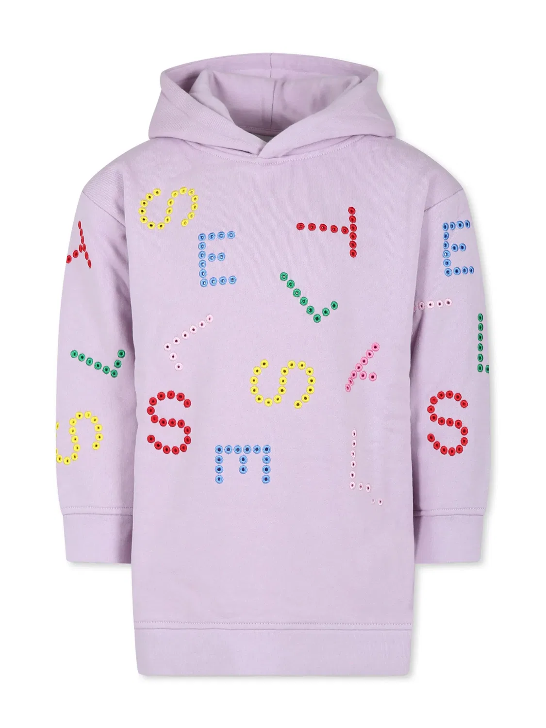 Худи-платье Stella McCartney, розовый/многоцветный
