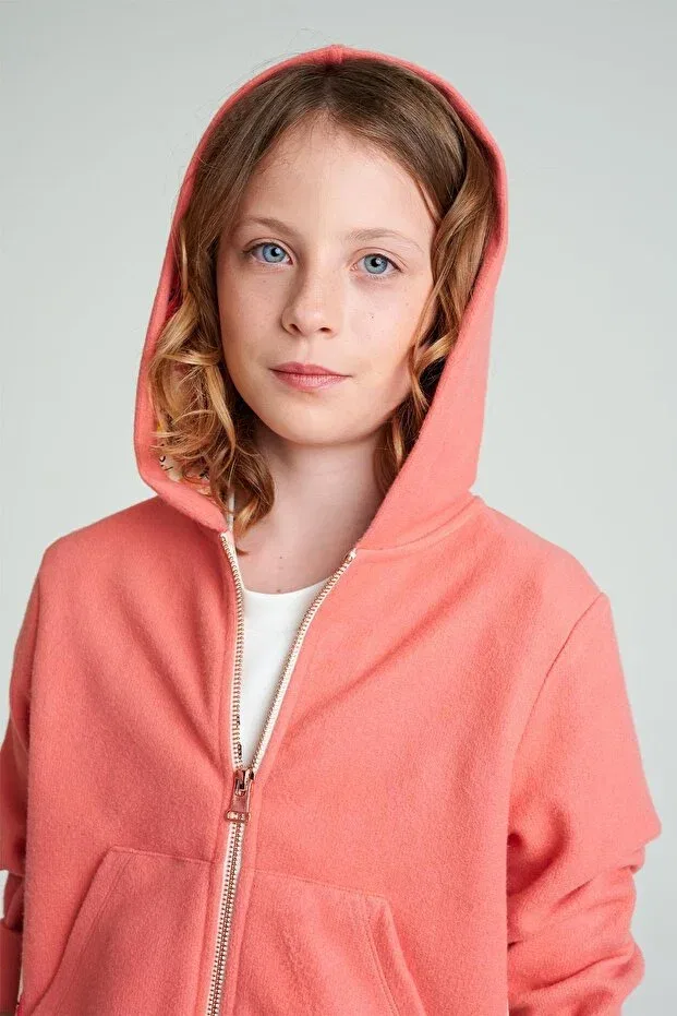 Детская куртка для девочек с капюшоном Lia Lea, Pink