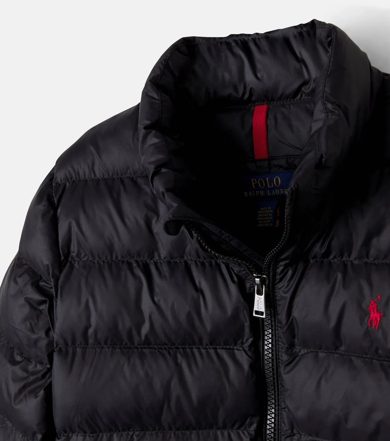 Легкая куртка стеганая Polo Ralph Lauren Kids, черный — фото 4