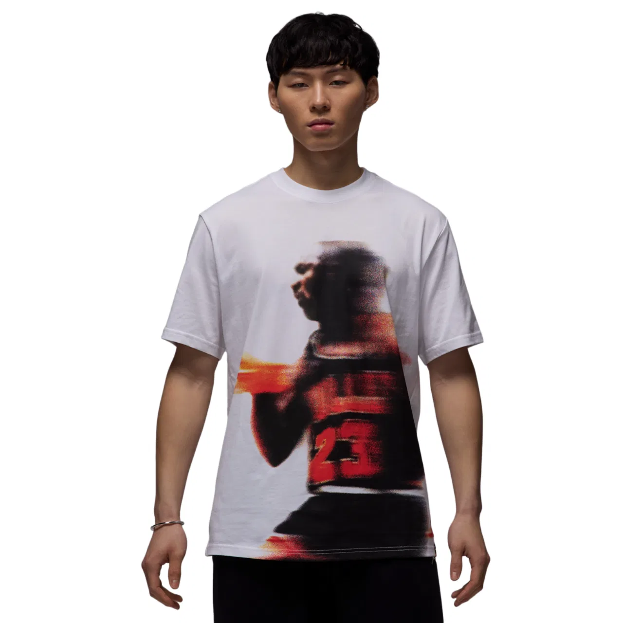 Футболка мужская Dri-FIT Sport Graphic Jordan, белый/черный