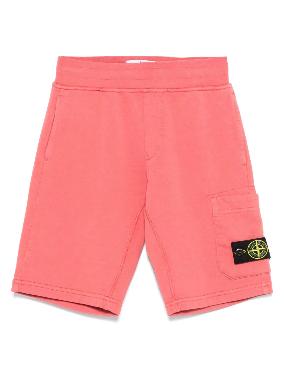 Шорты с компасом Stone Island, розовый