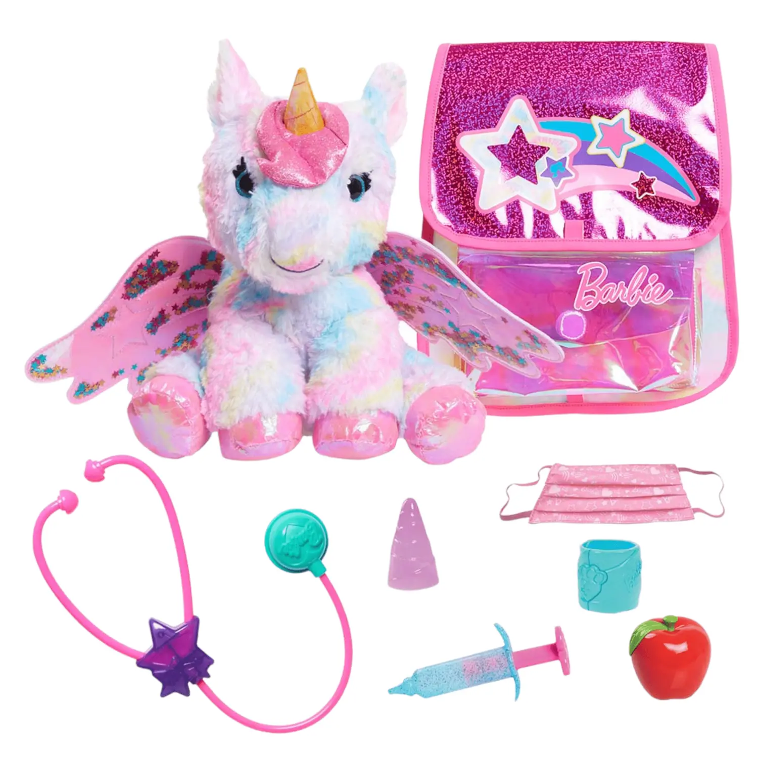 

Набор Barbie Unicorn Doctor Set W/ Lights & Sounds, 9 предметов