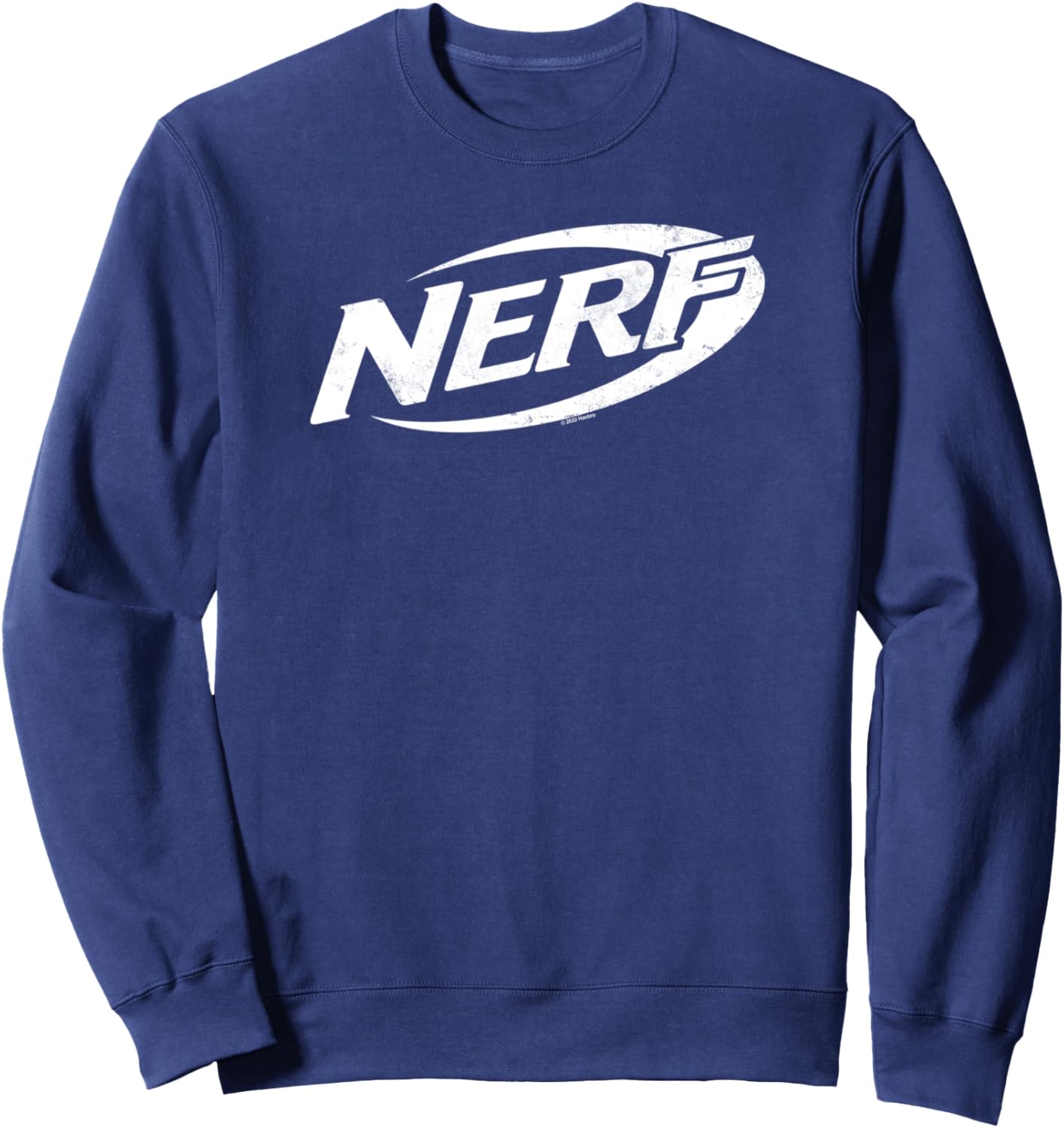 

Классическая белая толстовка Nerf с потертым логотипом, синяя, Синий, Классическая белая толстовка Nerf с потертым логотипом, синяя