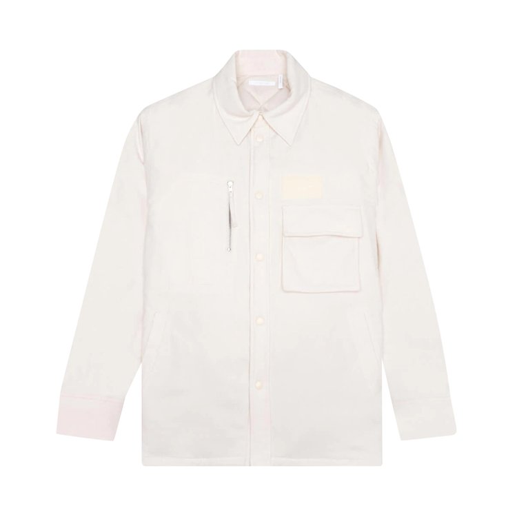 Рубашка Helmut Lang Flannel Shirt 'White', белый - фото