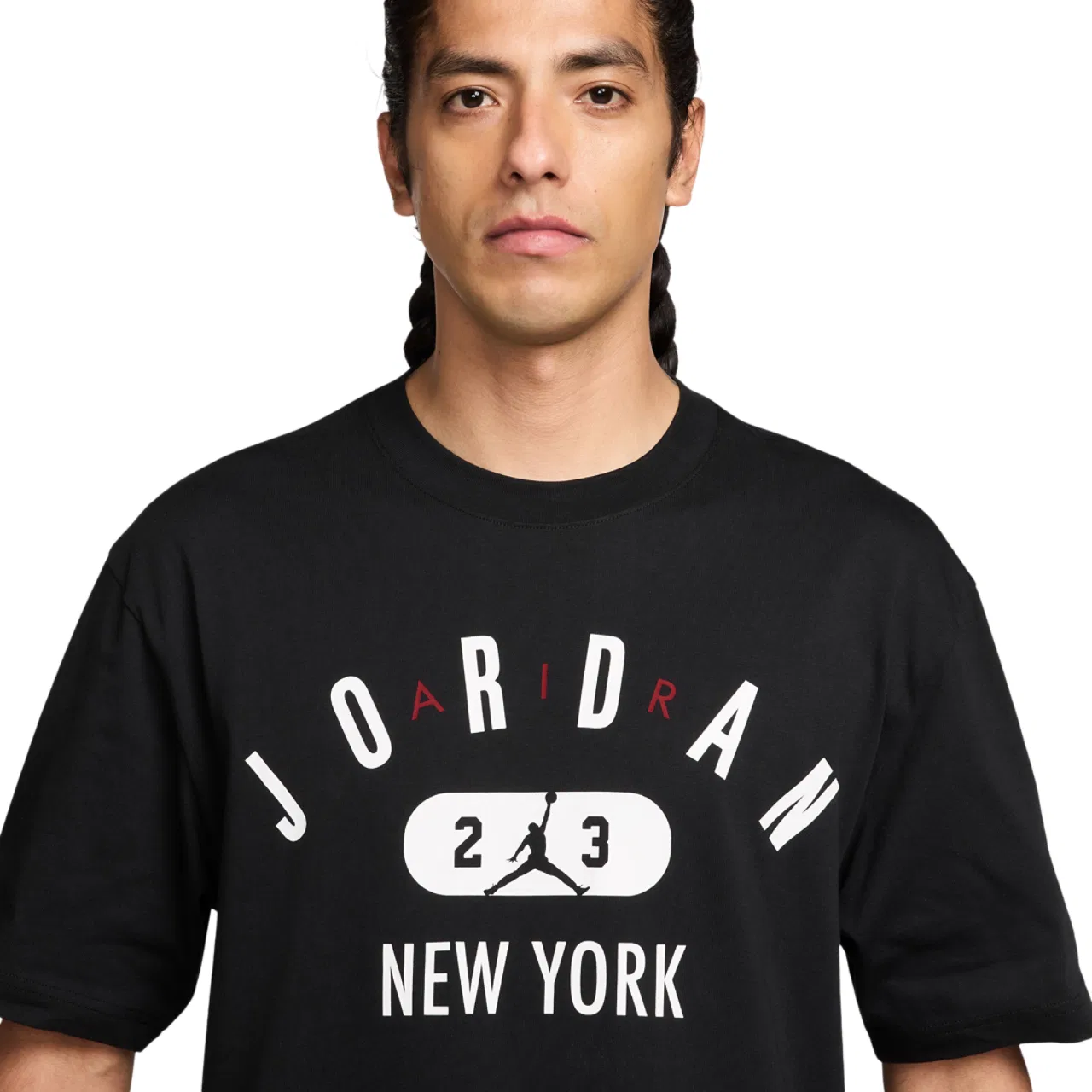 Мужская футболка New York City Short Sleeve Crew Jordan, черный/белый — фото 3