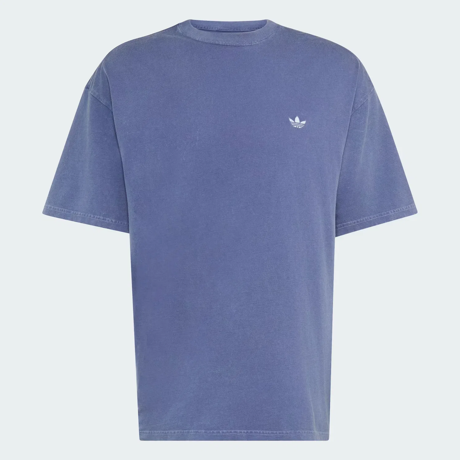 Мужская футболка свободного кроя Trefoil Essentials Adidas Originals, темно-синий — фото 4