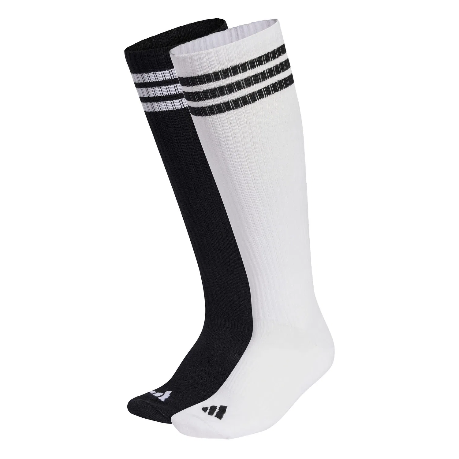 Носки гольфы с поддержкой свода стопы 3-Streifen Adidas, Weiß Schwarz