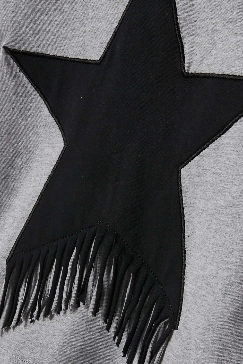 Футболка с бахромой в виде звезд Star Fringe Stella McCartney — фото 2