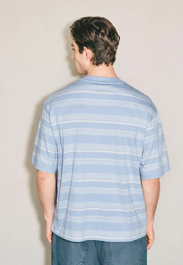Футболка хлопковая Regular fit - horizontal striped edit t-shirt - print t-shirt, Next, синий — фото 2