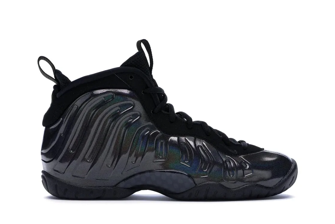 Детские кроссовки Lifestyle с технологией Zoom Air Nike Air Foamposite One, Legion Green/Black-Black