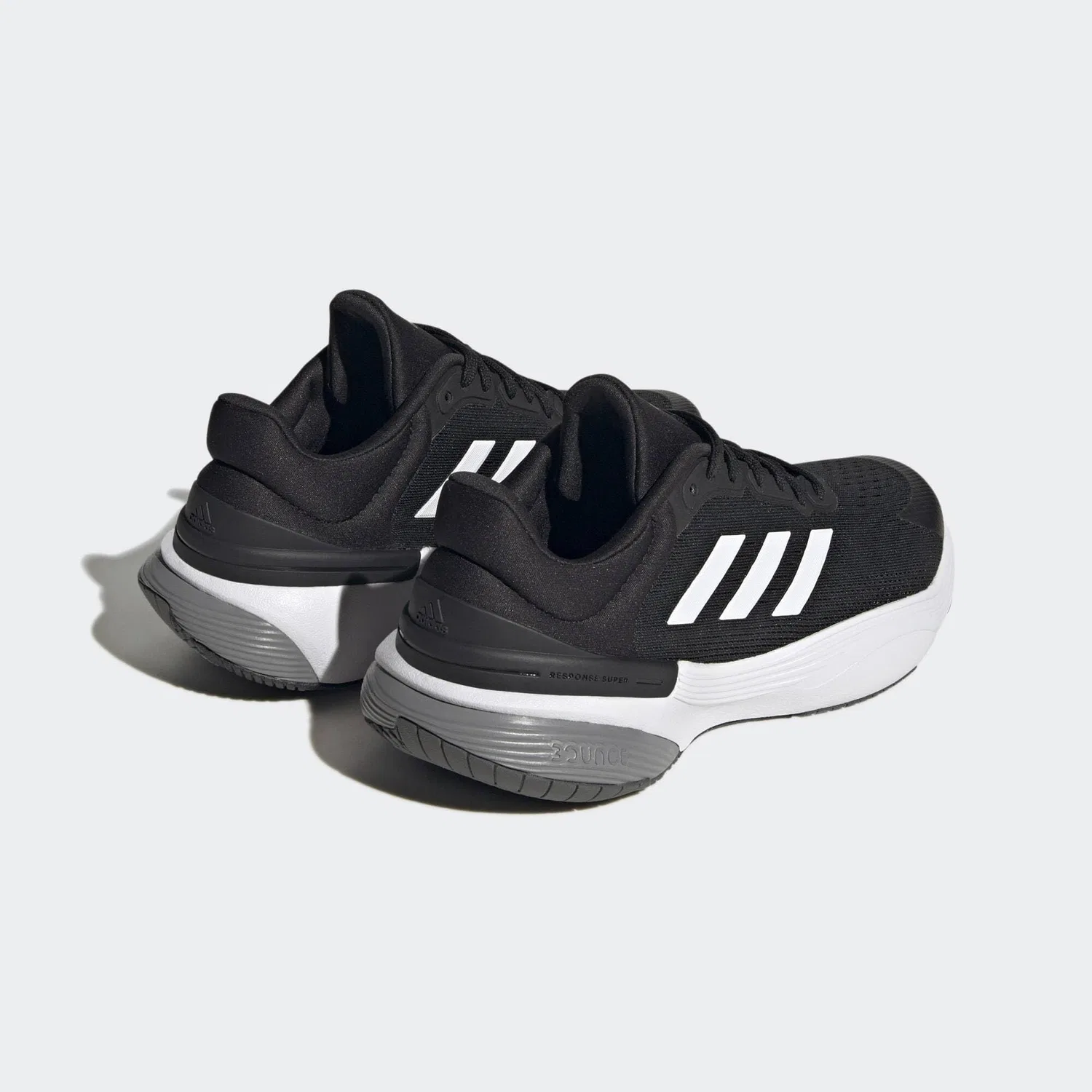 Детские кроссовки для мальчиков с принтом Response Super 3.0 J Adidas, Black Core Black Ftwr White — фото 4