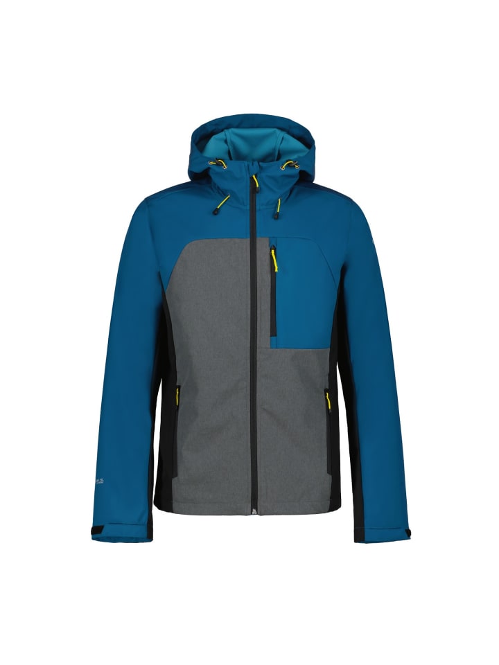 

Куртка софтшелл Icepeak Brooker Jacke mit Kapuze, синий