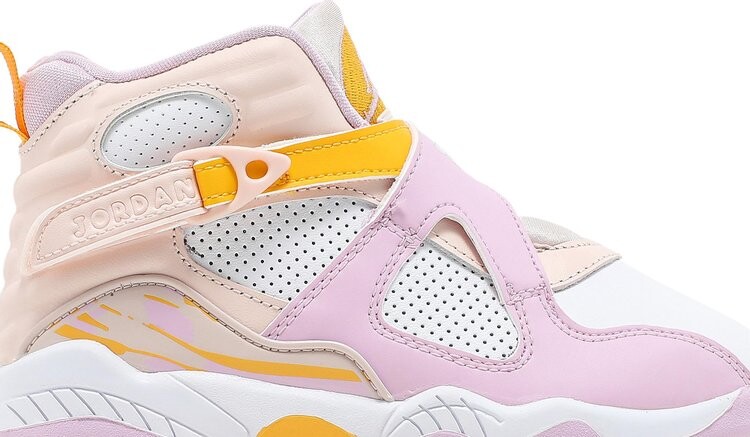 Кроссовки Air Jordan 8 Retro PS Light Arctic Pink, розовый — фото 2