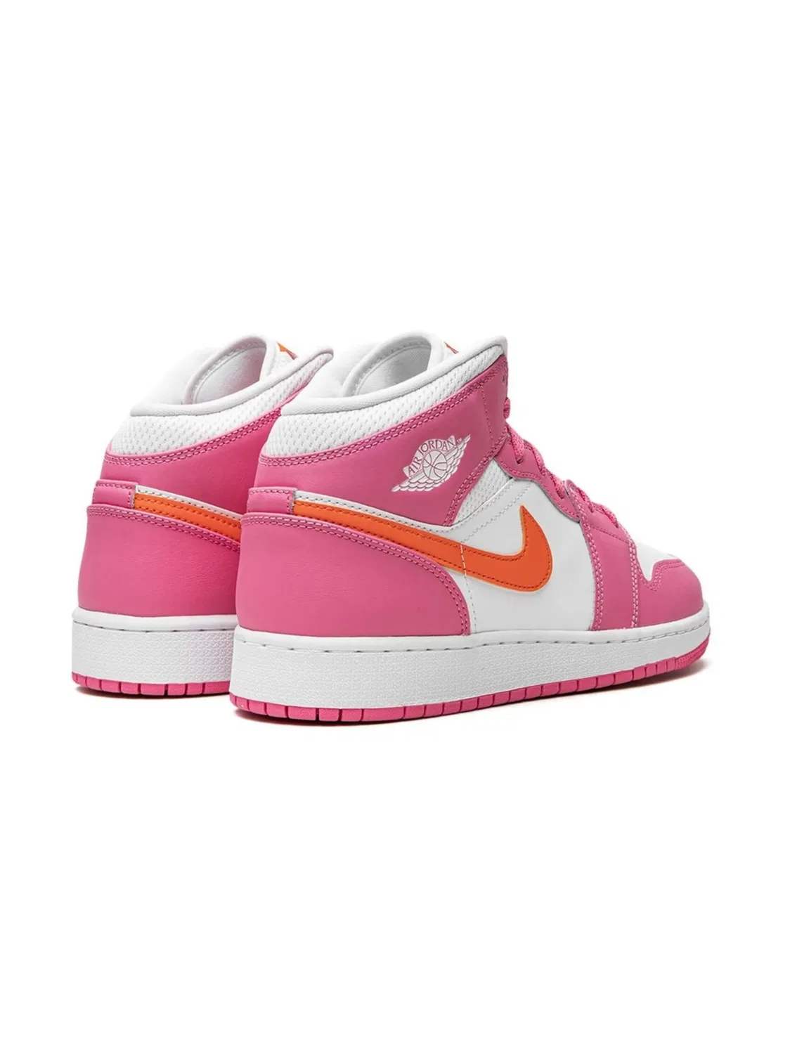 Jordan Кроссовки 1 Mid розовые — фото 2