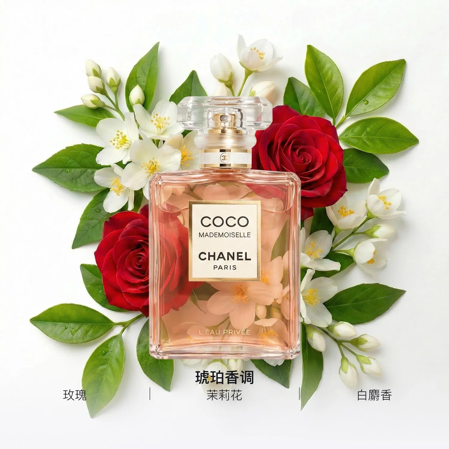 Женский парфюм Gift Limited Fresh Water Cocoa Miss Perfumes Amber Accord Light Perfume Jasmine Rose Gift Box Set 50ml/100ml, CHANEL — фото 3