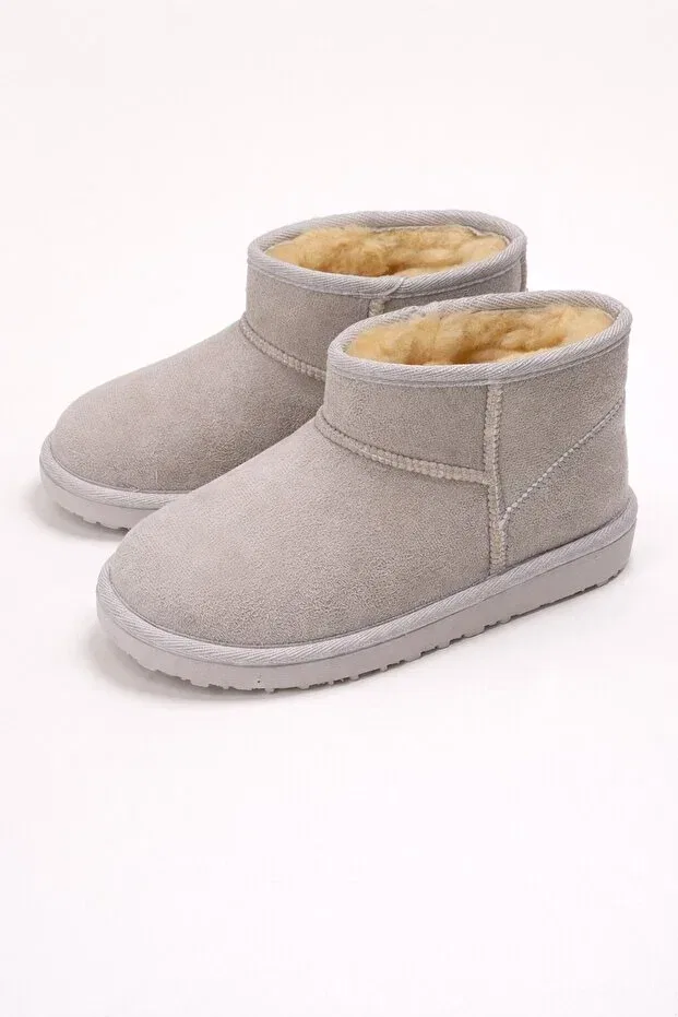 Детские ботинки для девочек с принтом Moda Frato, Beige