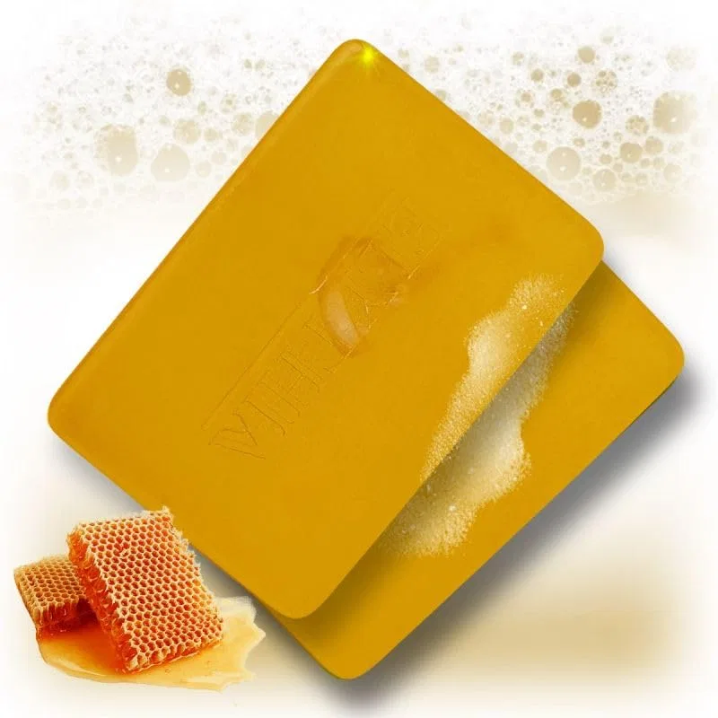 Мыло ручной работы с медом и пчелиным воском, 120 г, Honey Generisch — фото 4