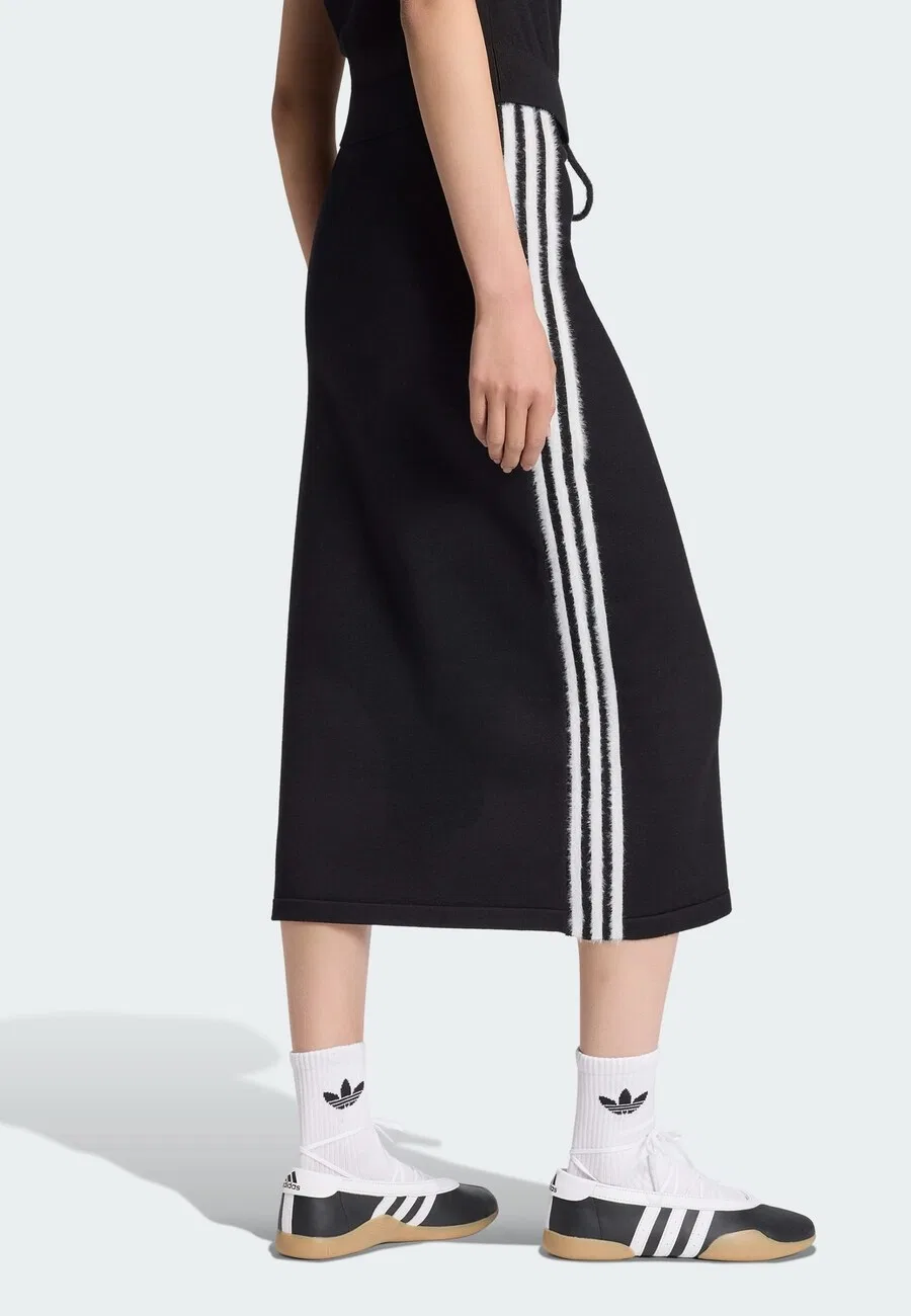 Юбка ADIDAS ORIGINALS черного цвета — фото 3