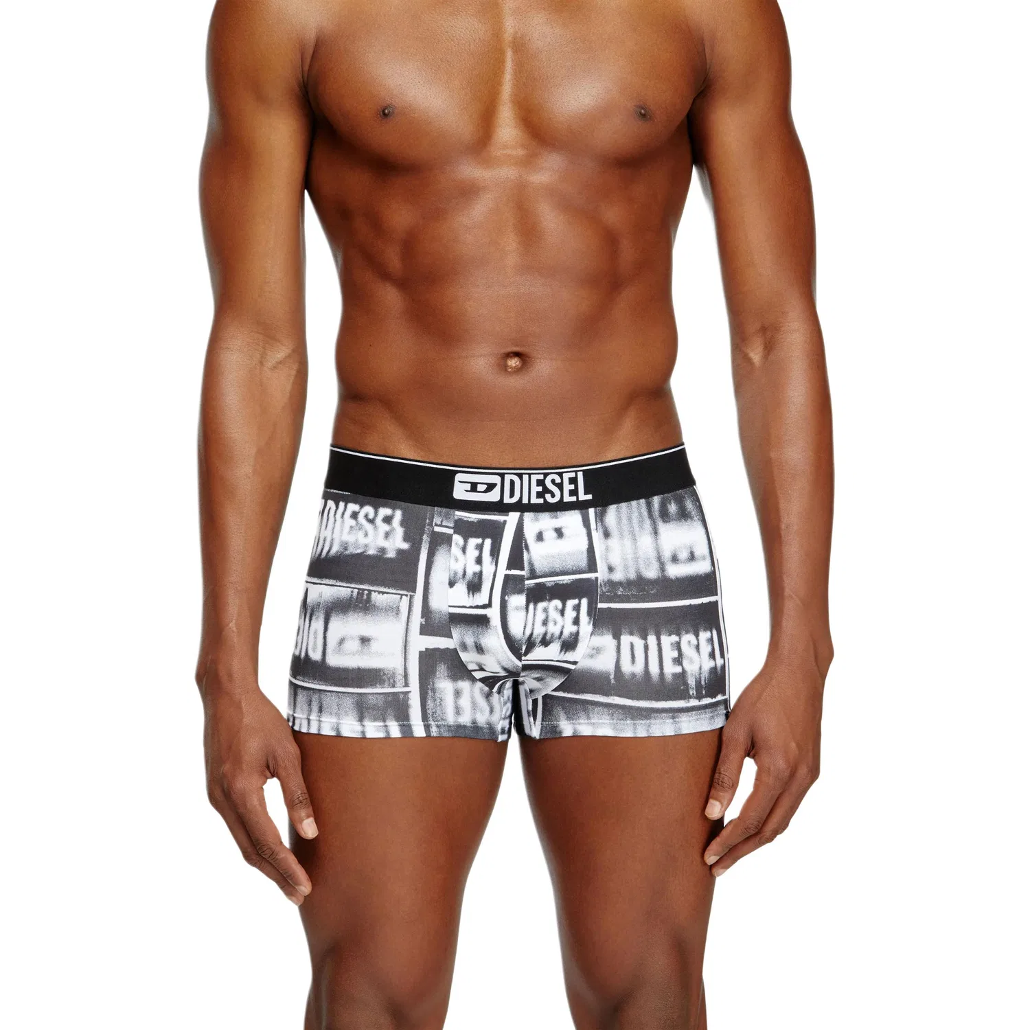 Мужские боксеры-брифы набор из 3 штук Damien DIESEL, 3 Pack (Black+White+Multicolor) — фото 3